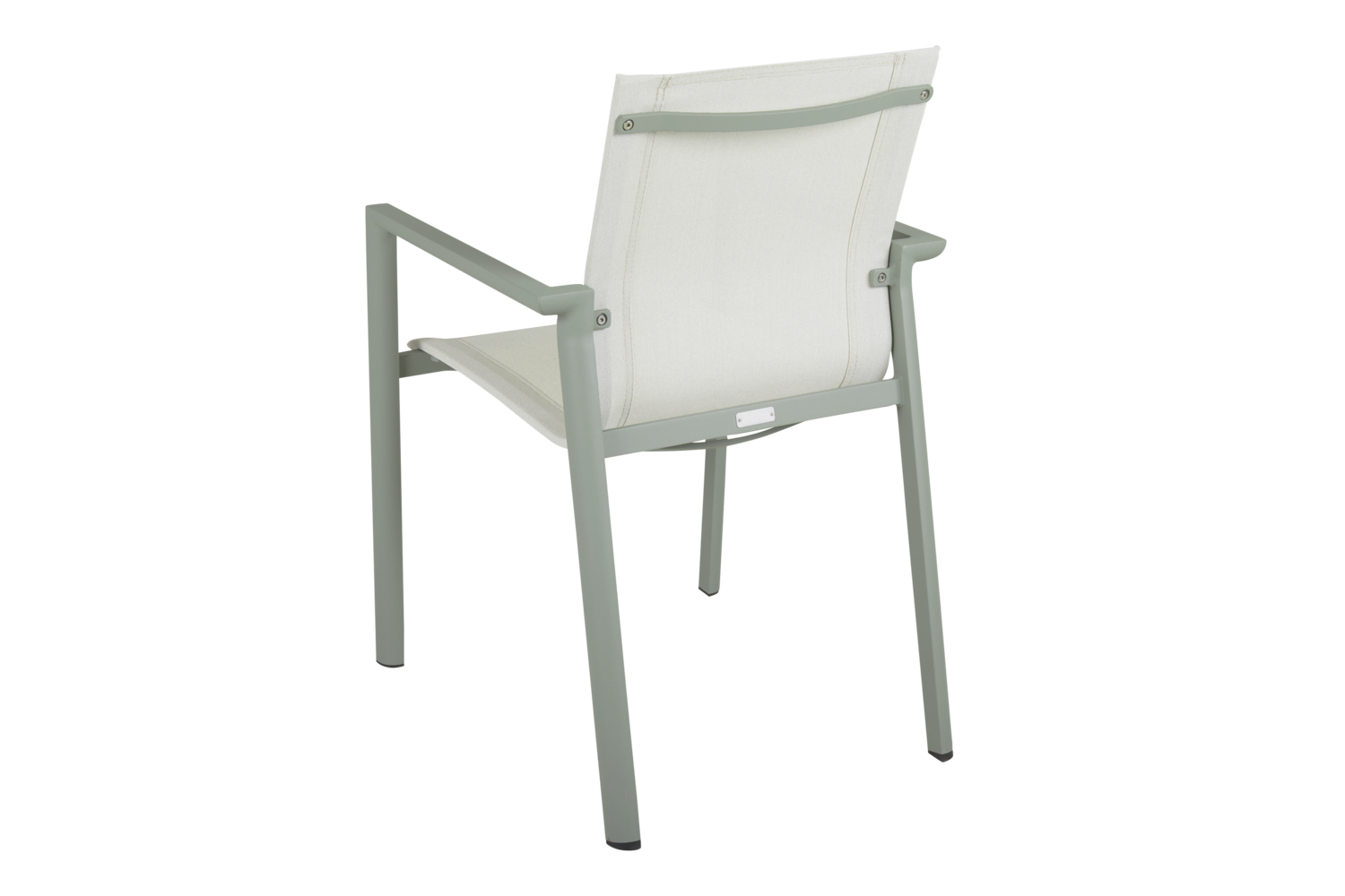 Brafab Delia karmstol Dusty green/Off-white