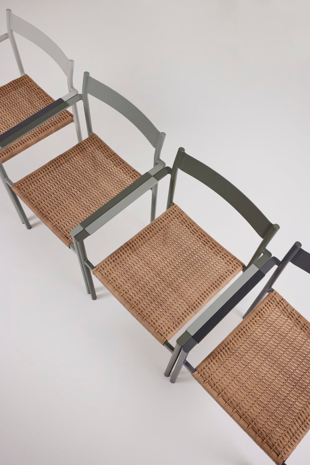 Brafab DK matstol Dusty Green/Natur