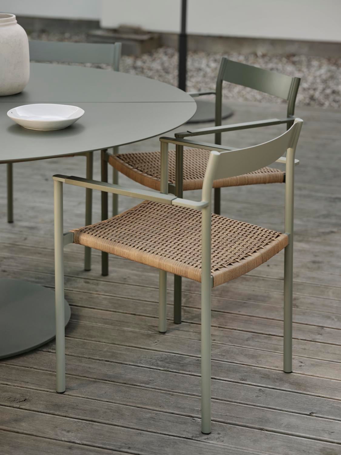 Brafab DK matstol Dusty Green/Natur