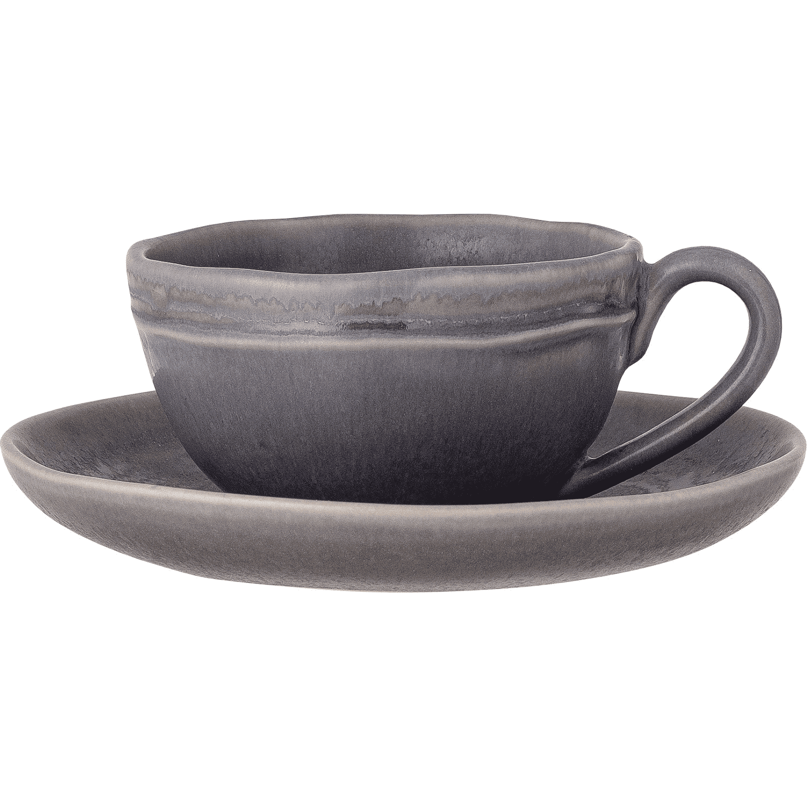 Bloomingville Raben Cappuccinokopp Stengods 2-pack 18 cl