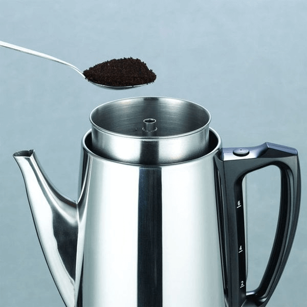C3 Original perkolator 12 Koppar Rostfritt Stål