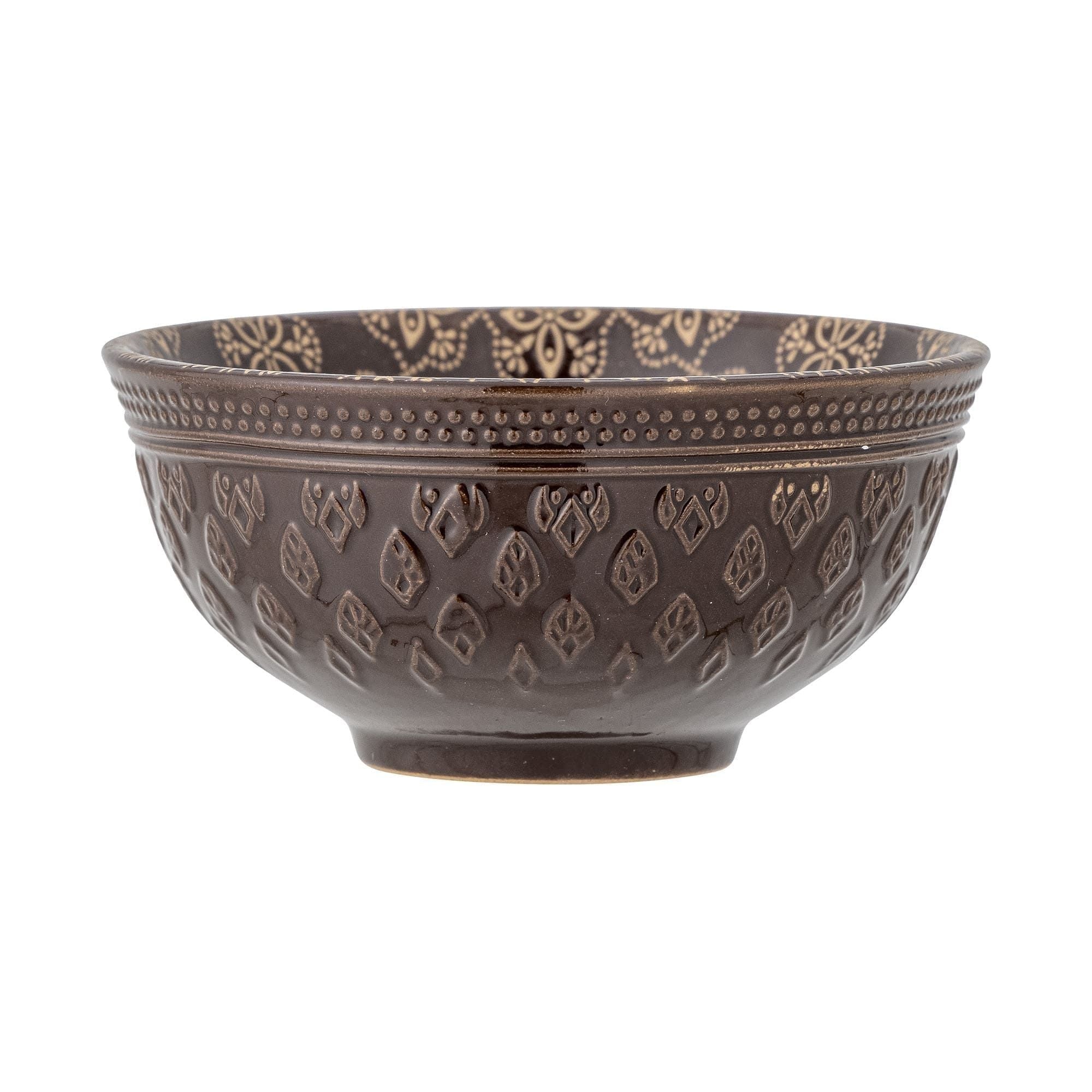 Bloomingville Marsala Skål Brun Stengods Ø12cm