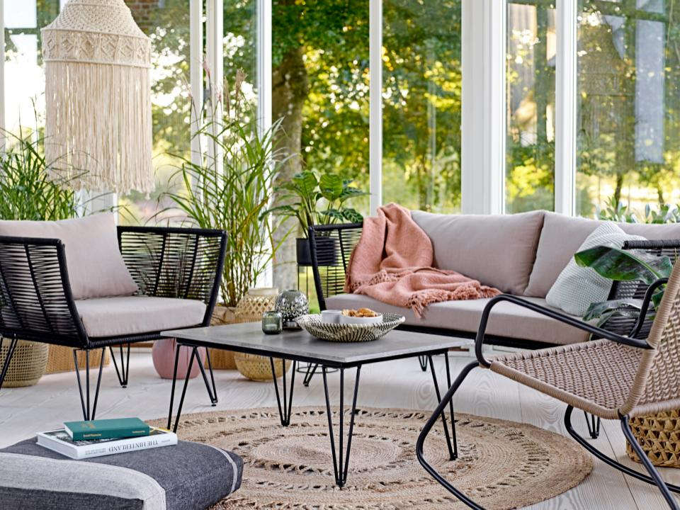 Bloomingville Soffa Mundo Svart natur