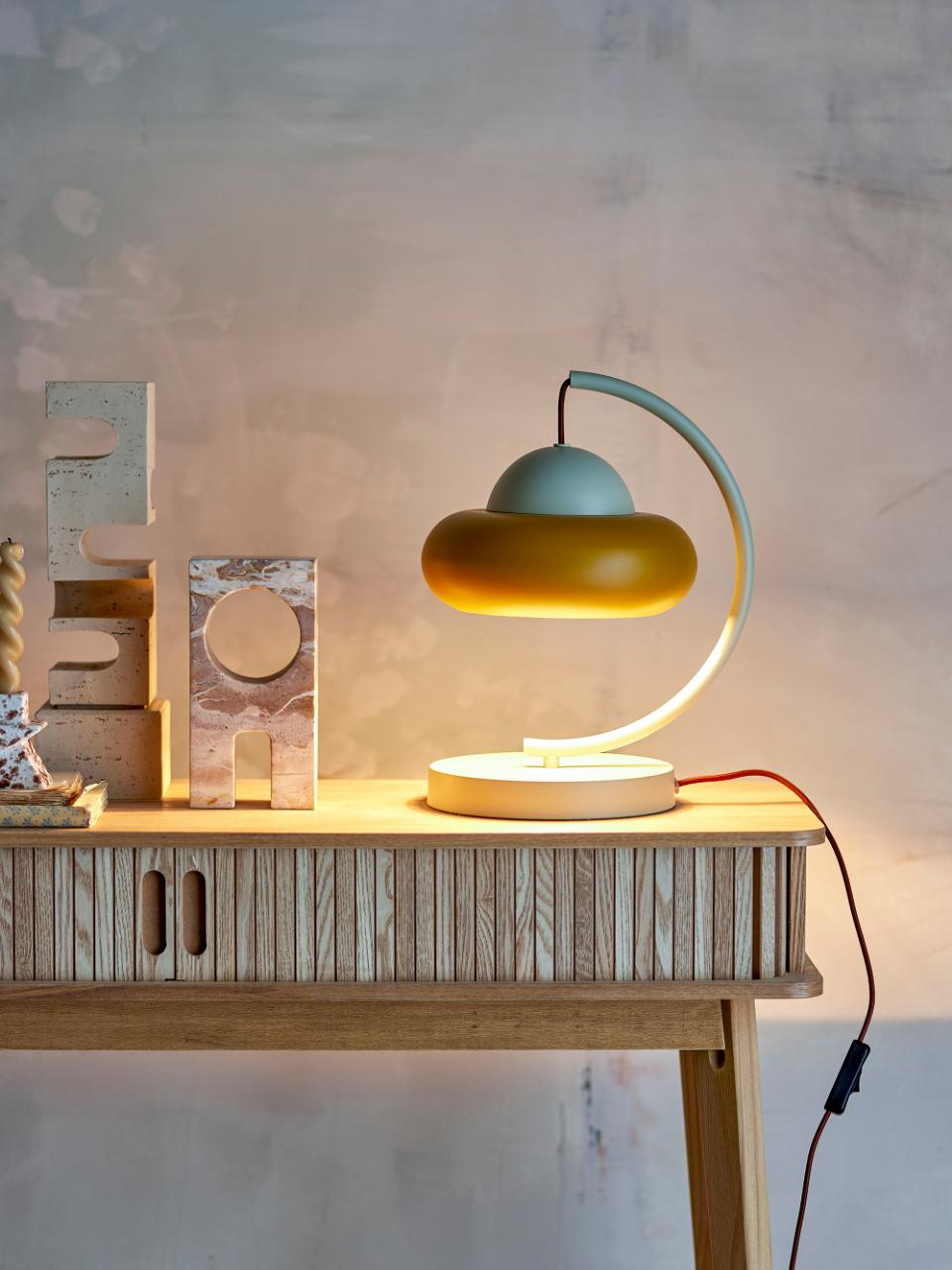 Bloomingville Bubble bordslampa 27x34,5 cm Natur