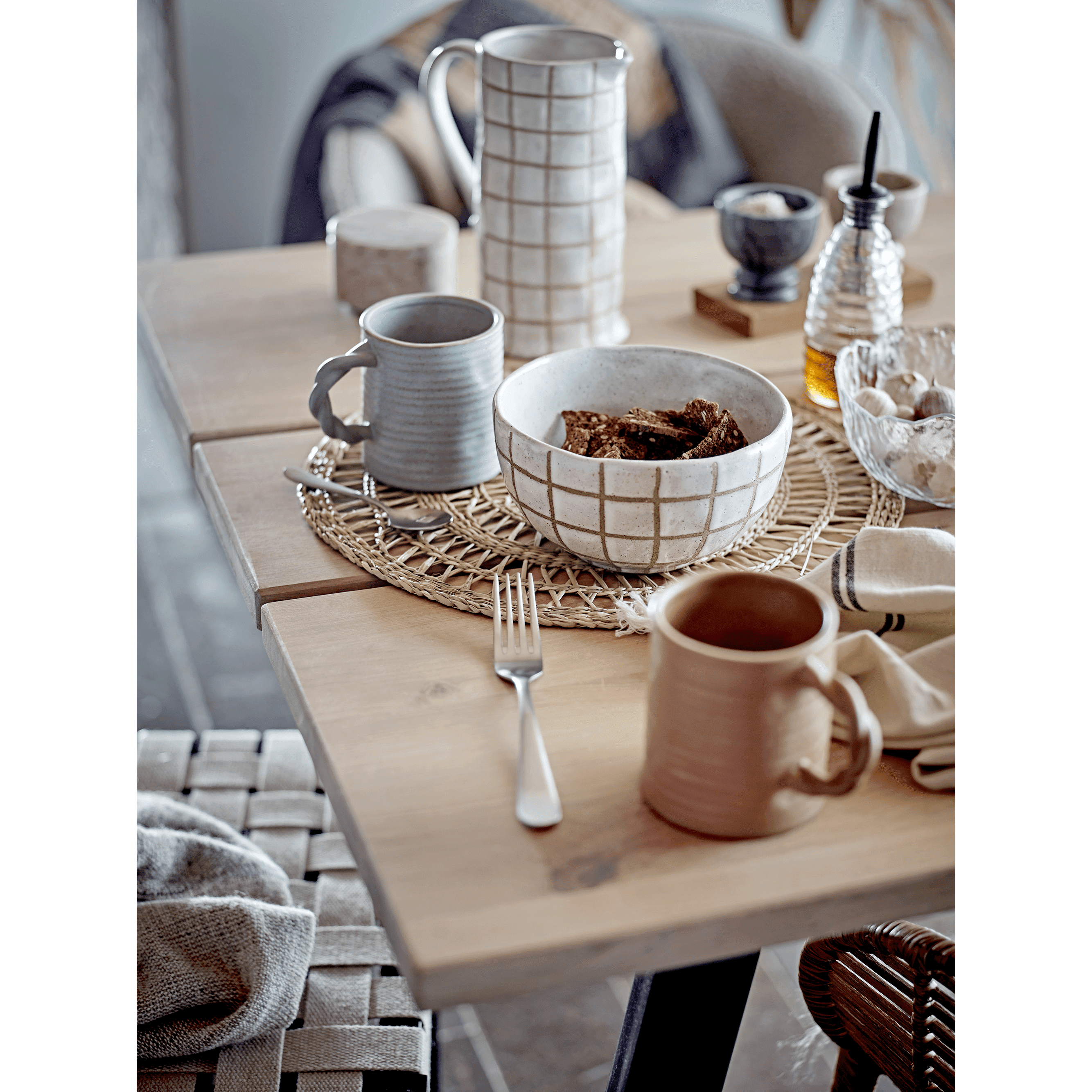 Bloomingville Reanna Mug Brun Stengods 50 cl