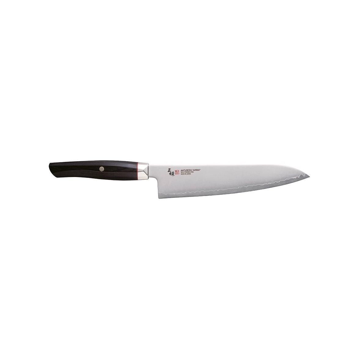 Mcusta Zanmai Gyuto, 21 cm, Revolution Svart