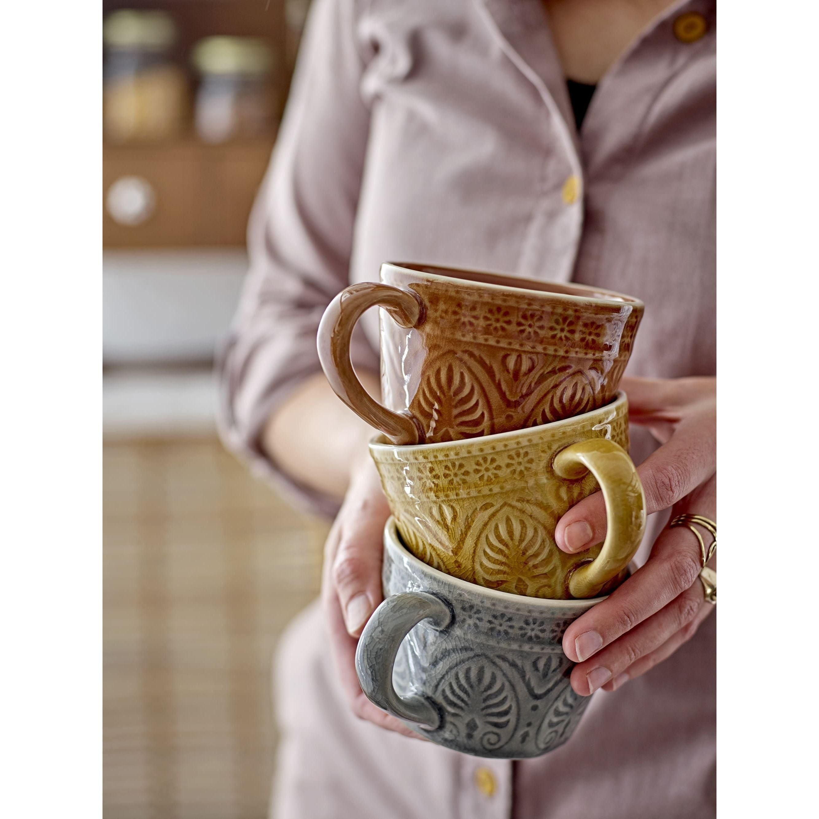 Bloomingville Mugg Rani 4-pack Ø10,5 cm