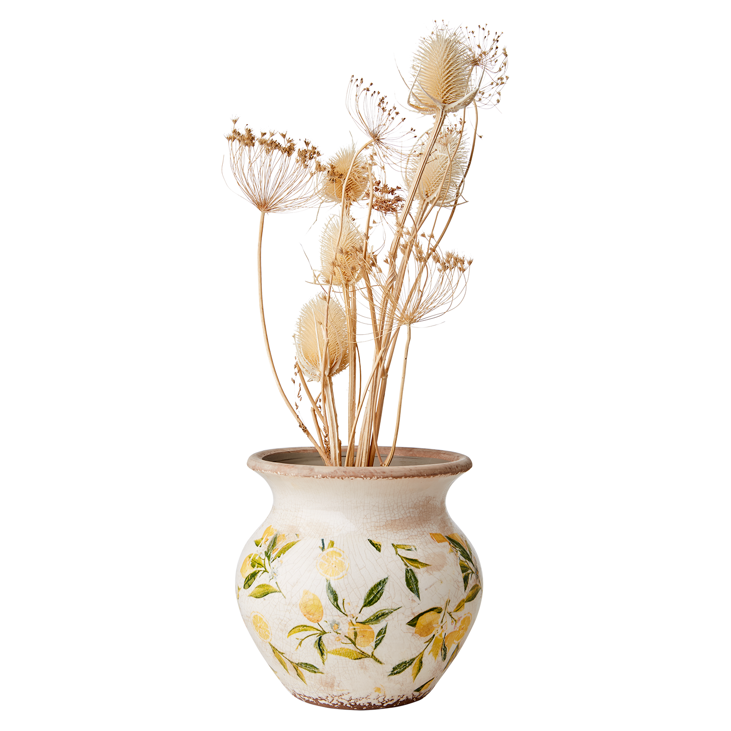 Affari of Sweden LEMONA Urna M, Vit/grön/gul