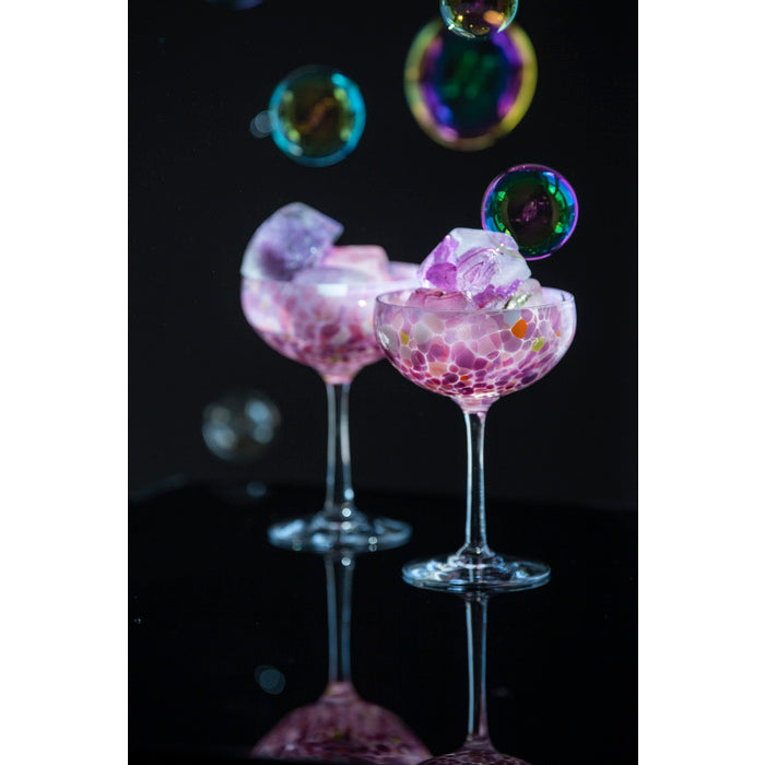 Magnor Swirl Champagneglas rosa  22 cl
