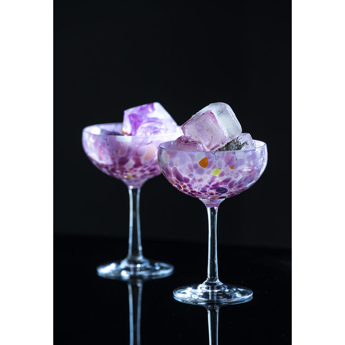 Magnor Swirl Champagneglas rosa  22 cl