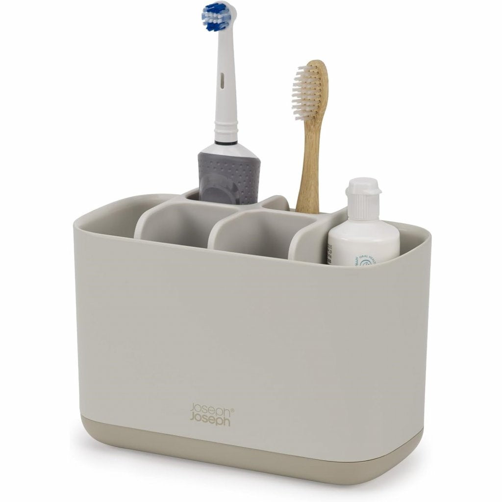 Joseph Joseph Tandborstmugg EASYSTORE 70575, ecru, plast