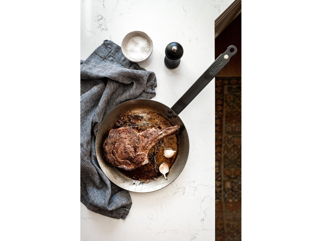 de Buyer Stekpanna för kött MINERAL B 24 cm, stål