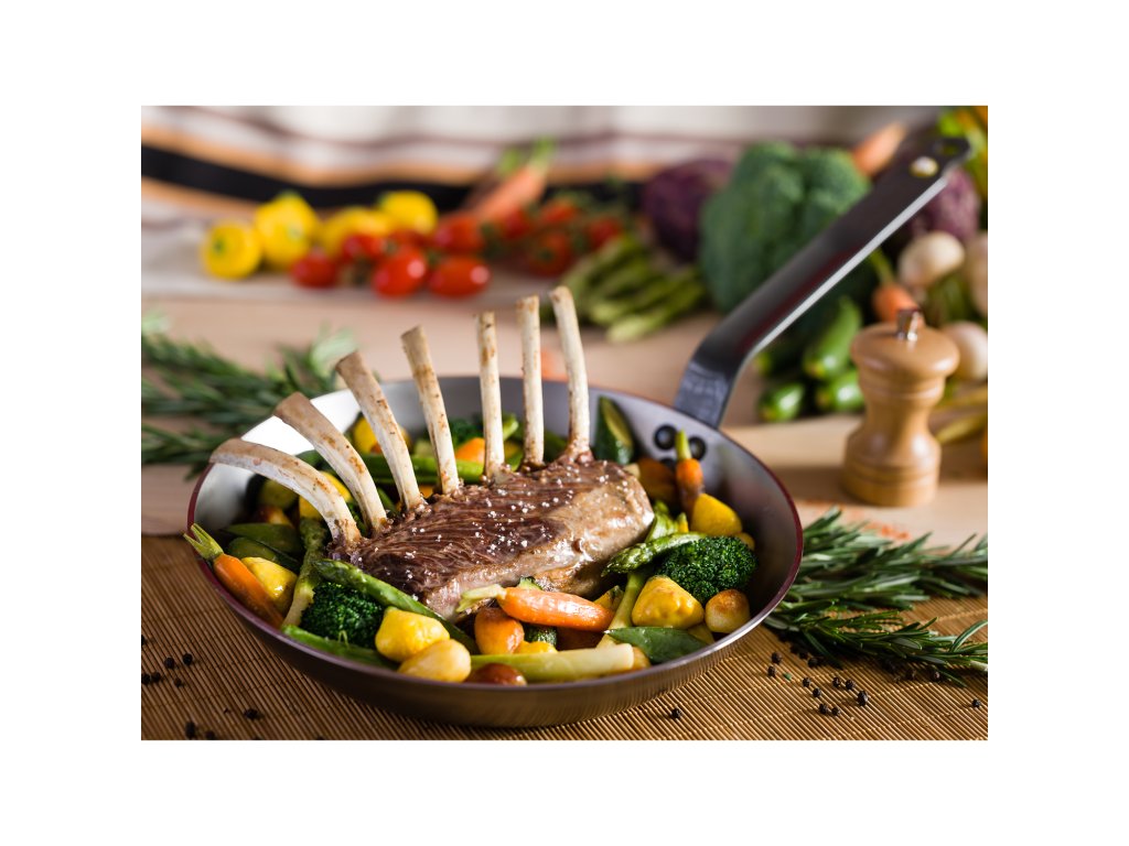de Buyer Stekpanna för kött MINERAL B 24 cm, stål