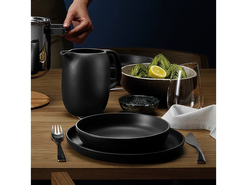 Eva Solo Frukosttallrik NORDIC KITCHEN 21 cm, svart, stengods