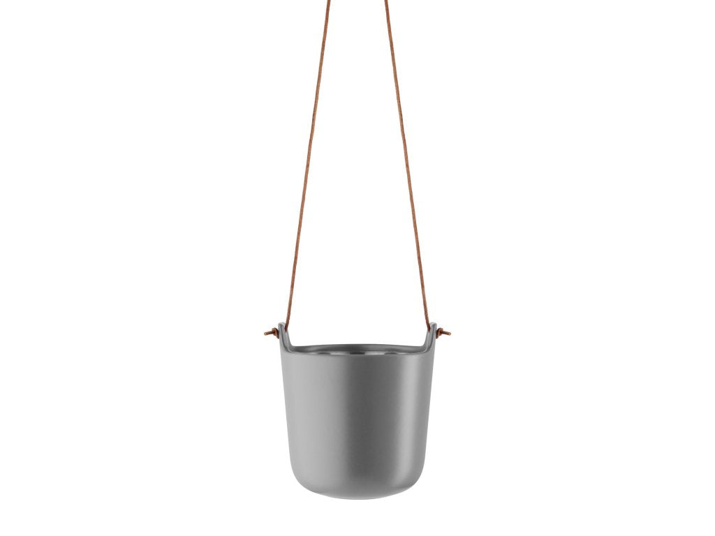 Eva Solo Självvattnande blomkruka 15 cm, hängande, stålgrå