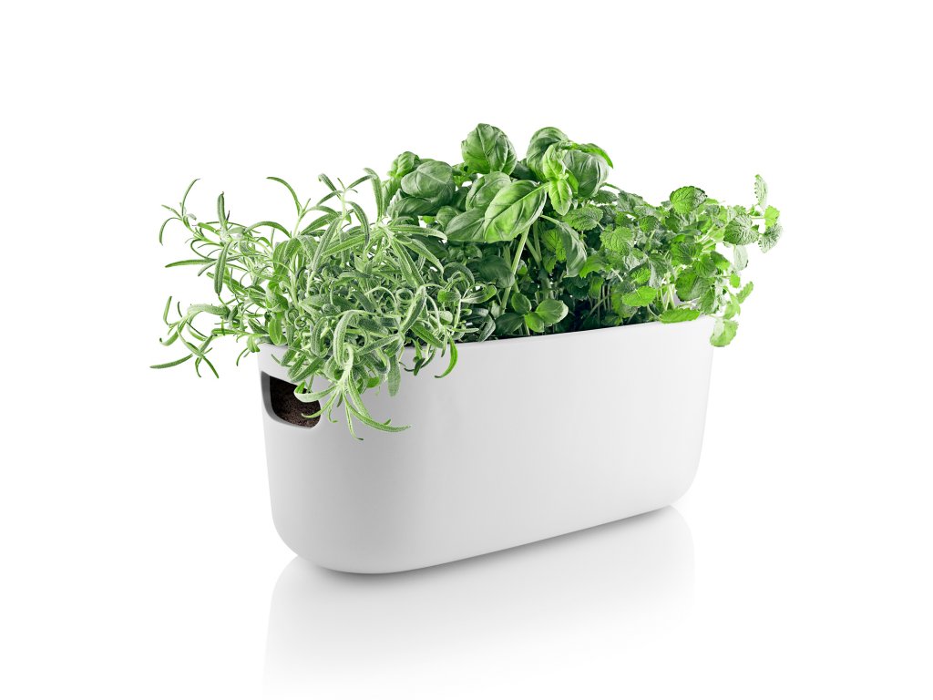 Eva Solo Självvattnande blomkruka 31 cm, vit, keramik