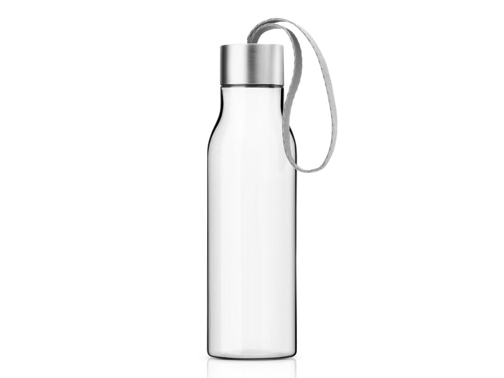 Eva Solo Vattenflaska 500 ml, med marmorgrå rem, plast