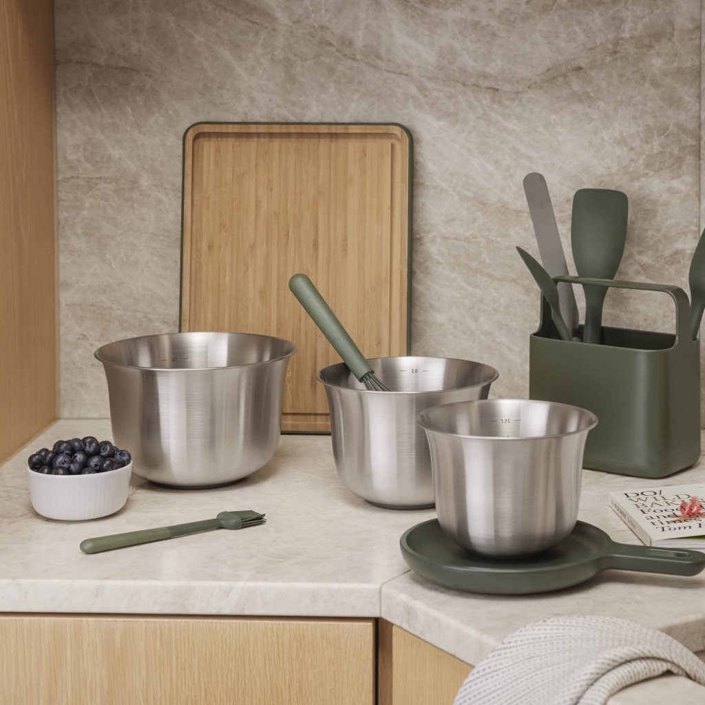 Eva Solo Kökskål GREEN TOOLS, set om 3 st, rostfritt stål
