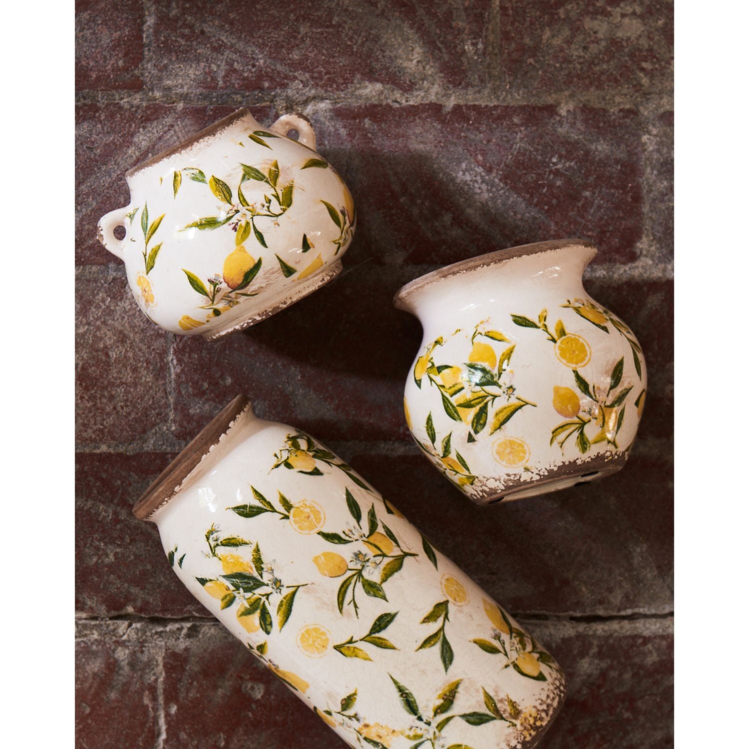 Affari of Sweden LEMONA Urna S, Vit/grön/gul