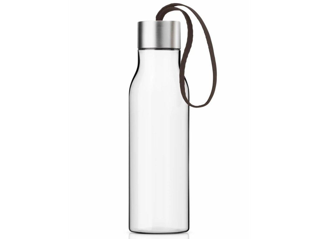 Eva Solo Vattenflaska 500 ml, chokladbrun rem