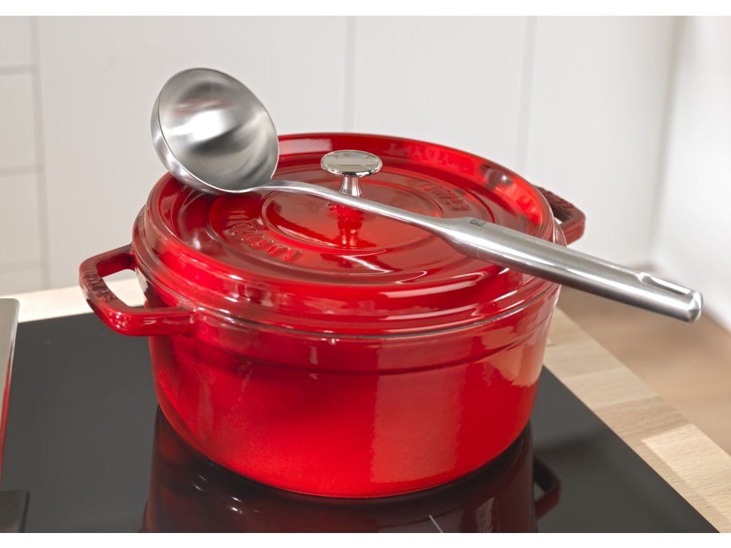 Staub Gryta 20 cm, körsbär, gjutjärn