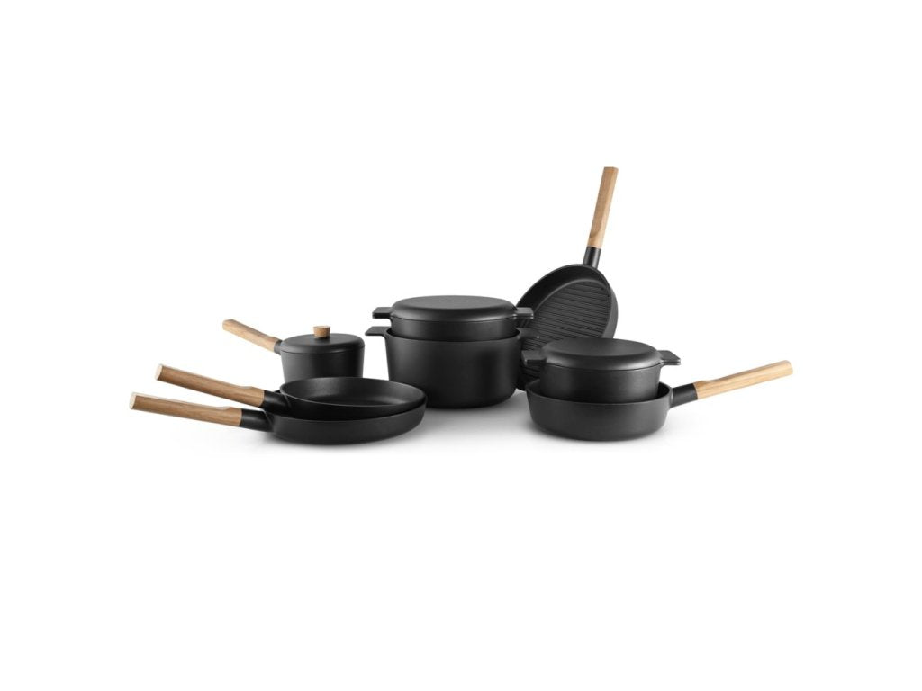 Eva Solo Sautépanna NORDIC KITCHEN 24 cm, med trähandtag
