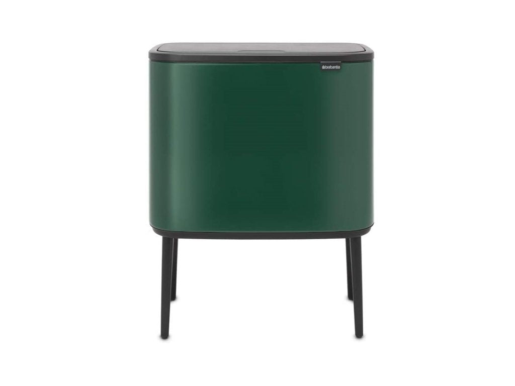 Brabantia Soptunna med trycklock BO TOUCH BIN 11 + 23 l, grön