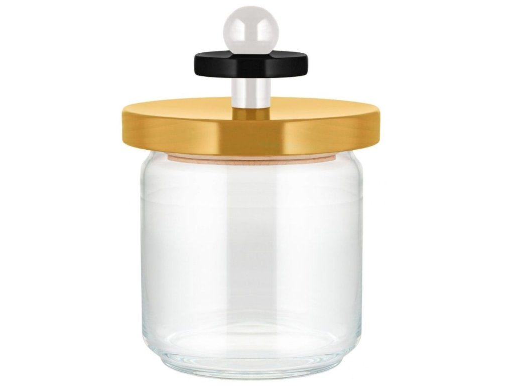 Alessi Köksförvaringsburk 100 COLLECTION, 750 ml, gul, glas