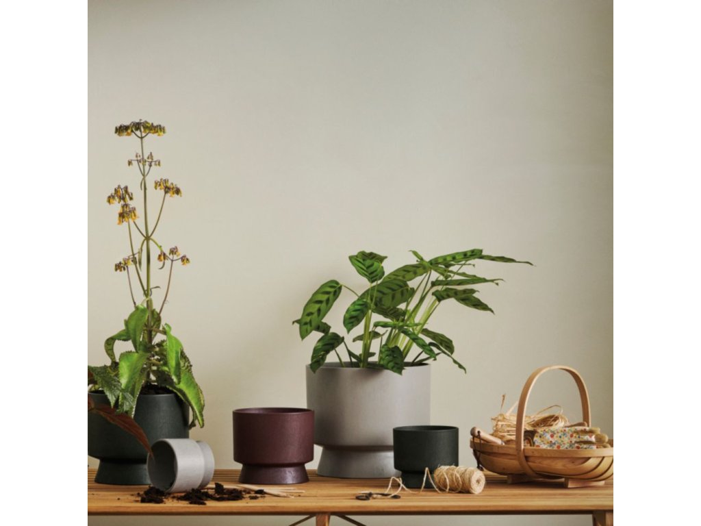 Rosendahl Blomkruka RECYCLED 19 cm, vinröd