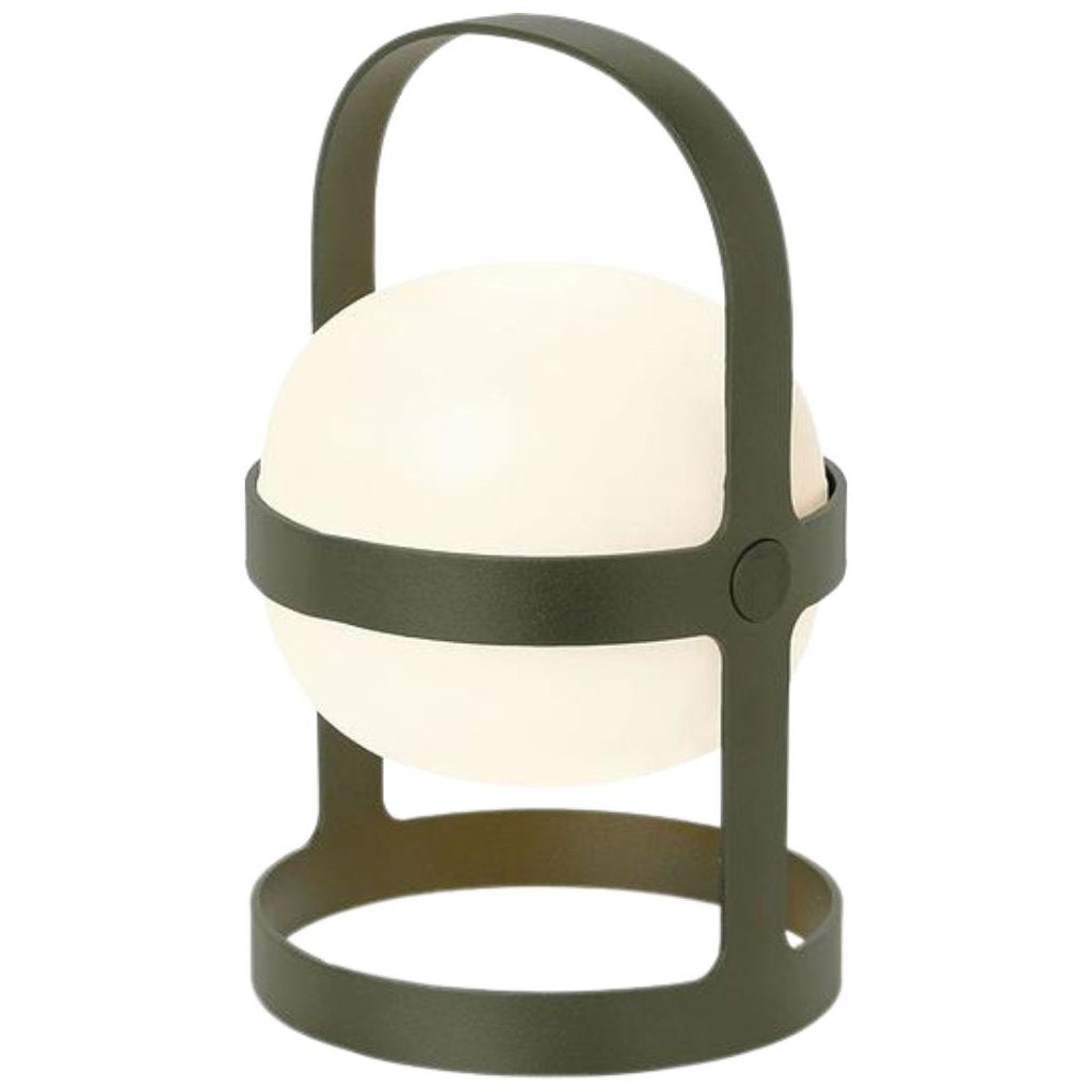 Rosendahl Bärbar bordslampa SOFT SPOT 25 cm, LED, olivgrön