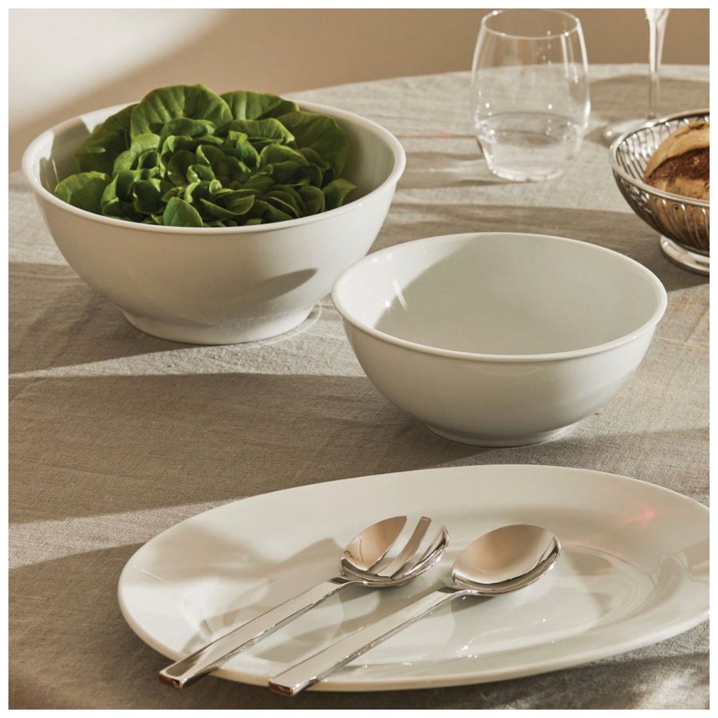 Alessi Salladsskål PLATEBOWLCUP 21 cm, 1,5 l, vit