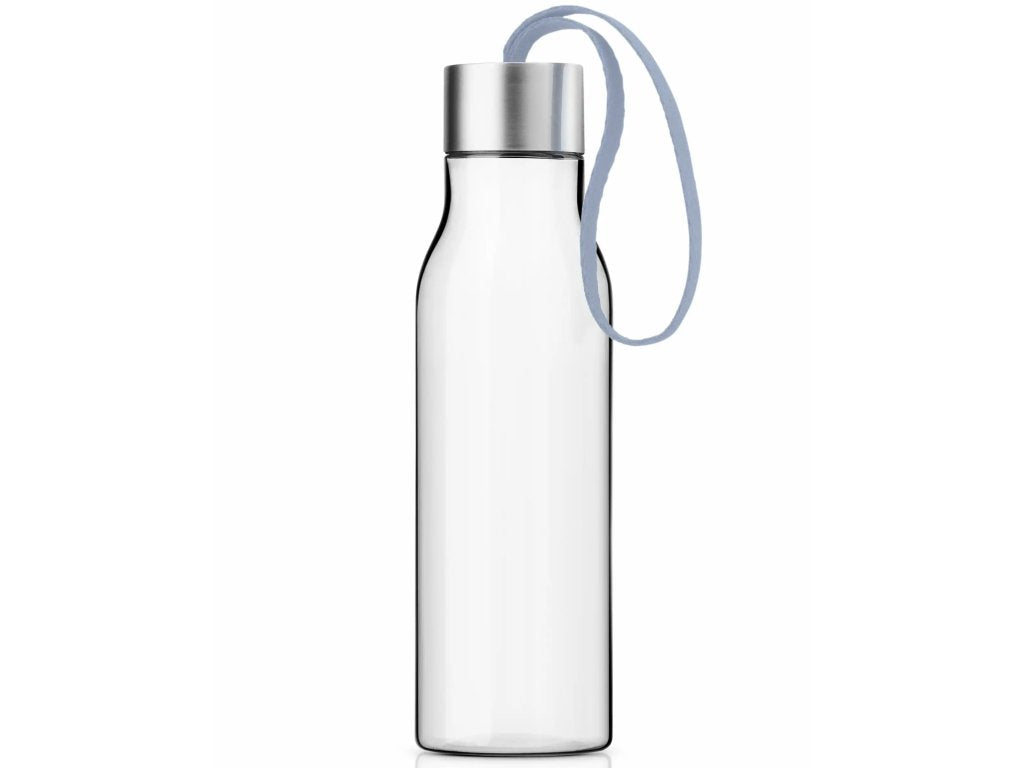 Eva Solo Vattenflaska 500 ml, blå rem, plast