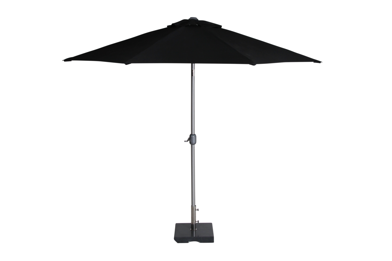 Brafab Andria parasoll Silver/svart