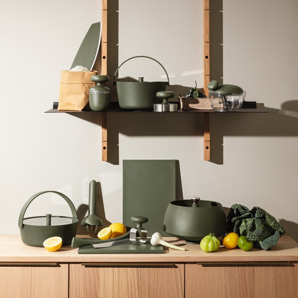 Eva Solo Vitlöksstöt GREEN TOOL 9 cm, grön, rostfritt stål/plast