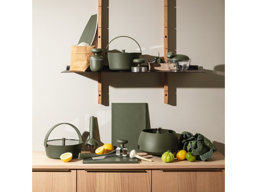Eva Solo Snurrande durkslag GREEN TOOL 24 cm, grön, rostfritt stål/plast