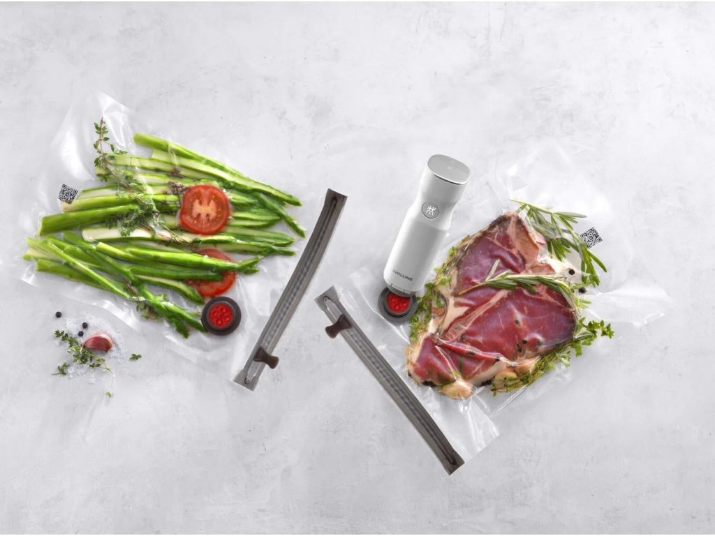 ZWILLING Vakuumförpackningar för livsmedel FRESH & SAVE M, set i 10, klar, plast, Zwilling