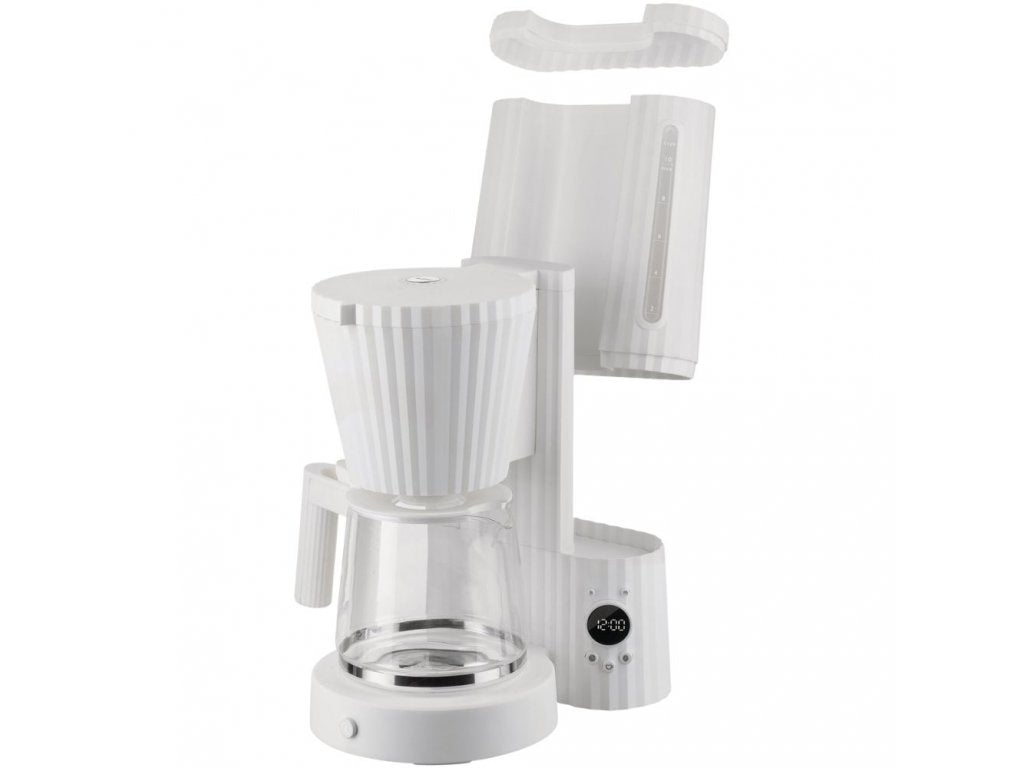 Alessi Kaffebryggare PLISSÉ 1,5 l, vit