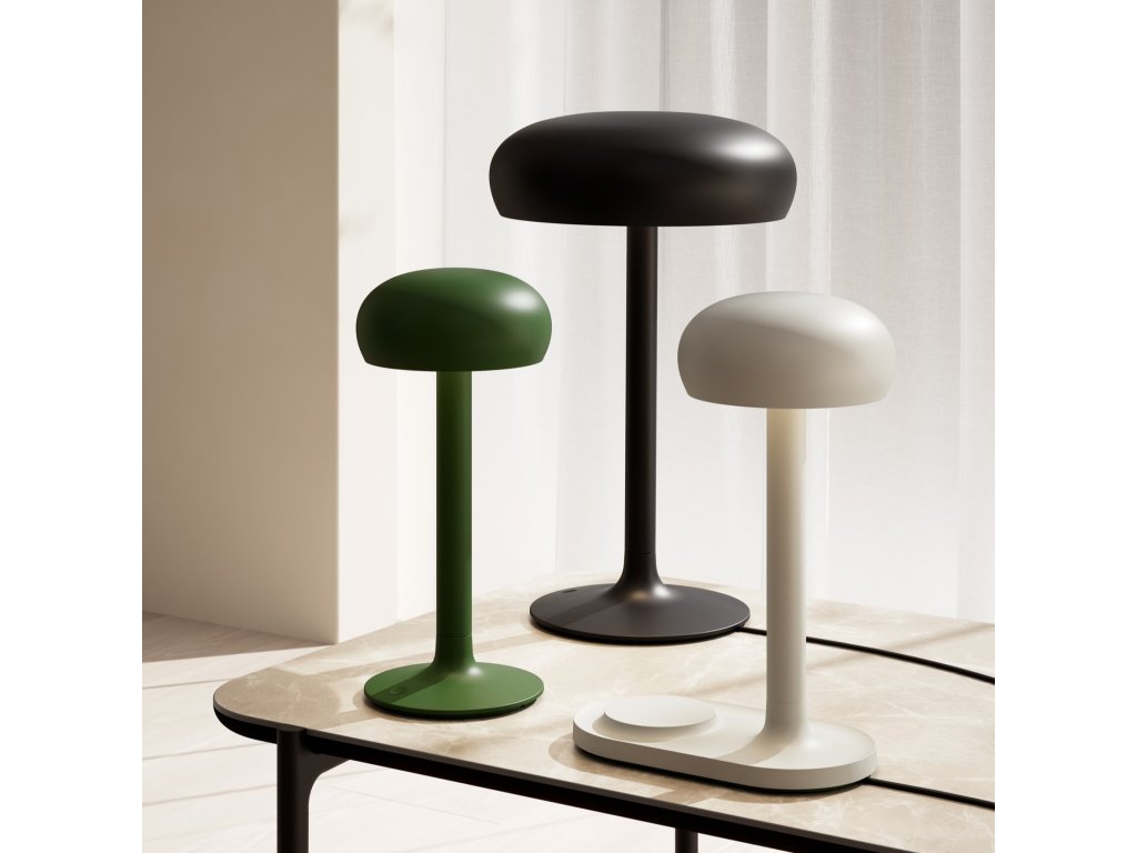 Eva Solo Bärbar bordslampa EMENDO 29 cm, LED, cloud