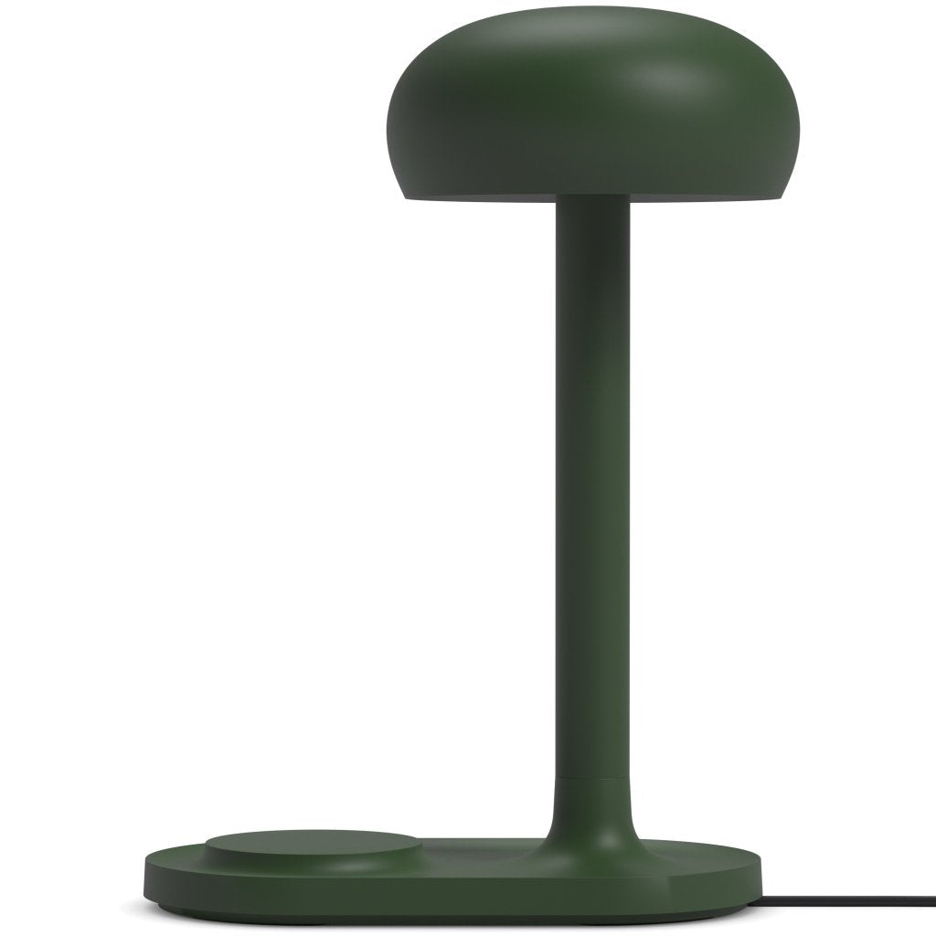 Eva Solo Bordslampa EMENDO 29 cm, med trådlös Qi-laddare, smaragdgrön Eva Solo