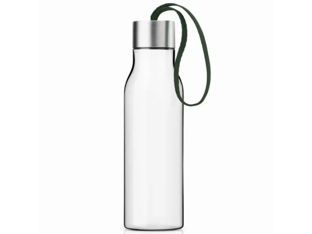 Eva Solo Vattenflaska 500 ml, smaragdgrön rem, plast