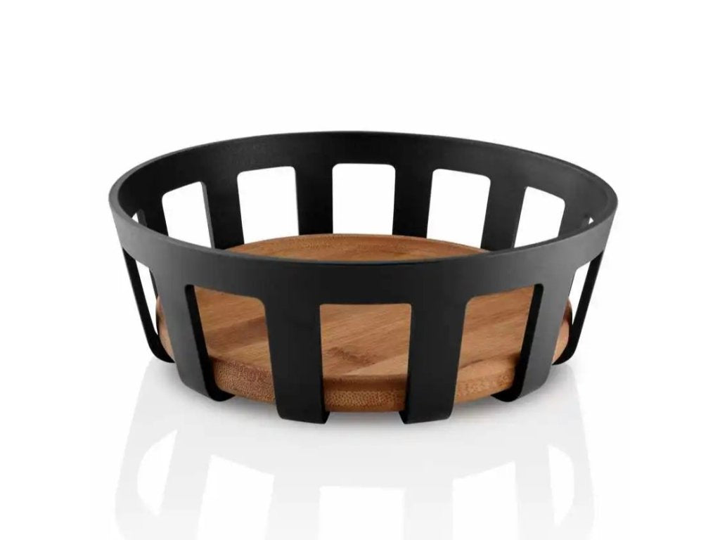 Eva Solo Brödkorg NORDIC KITCHEN 22 x 7 cm, svart, plast/bambu