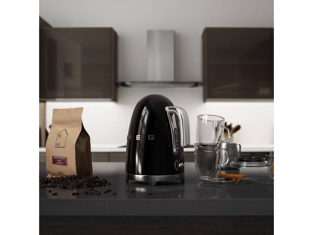 Smeg Elektrisk vattenkokare KLF03BLEU 1,7 l, svart