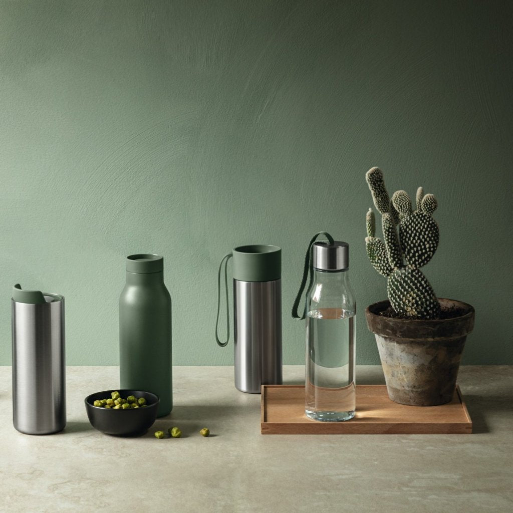 Eva Solo Termosflaska URBAN 500 ml, årgång brun, rostfritt stål