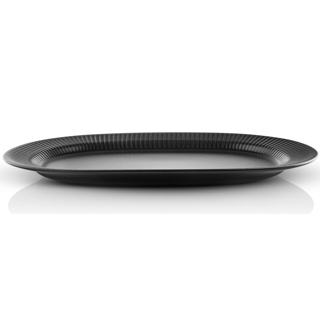 Eva Solo Serveringsfat LEGIO NOVA 37 x 25 cm, svart, stengods