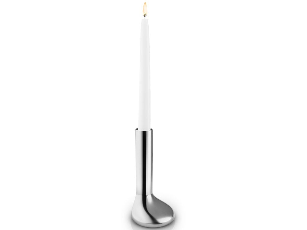 Eva Solo Hållare för middagsljus MELLOW, set i 3 delar, silver, rostfritt stål