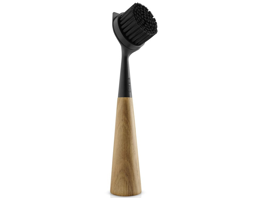 Eva Solo Diskborste 23 cm, svart, nylon / trä