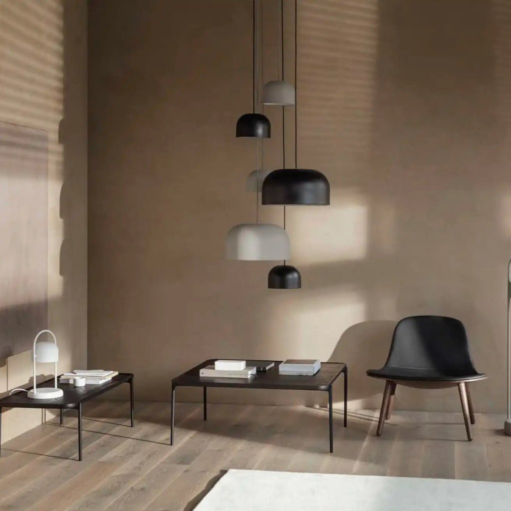 Eva Solo Hängande lampa KAJ 22 cm, svart, stål