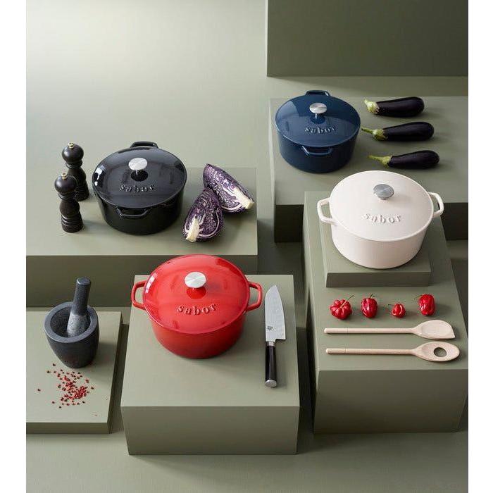 Sabor Gjutjärnsgryta 6,7 L Svart