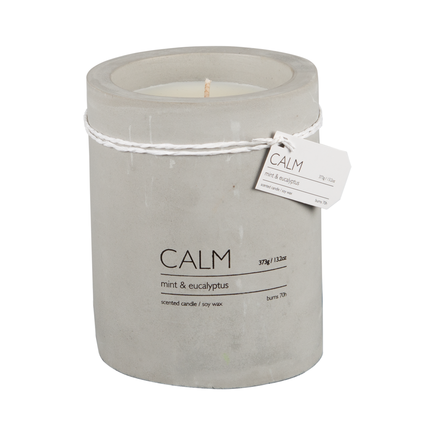 Affari of Sweden CALM Doftljus M Mint & eucalyptus, Brun/grå