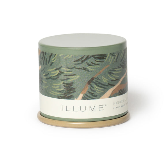 Illume Hinoki Sage Demi Vanity Plåtburksljus, Grön,
